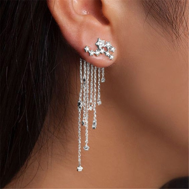 Fringe Statement Earrings