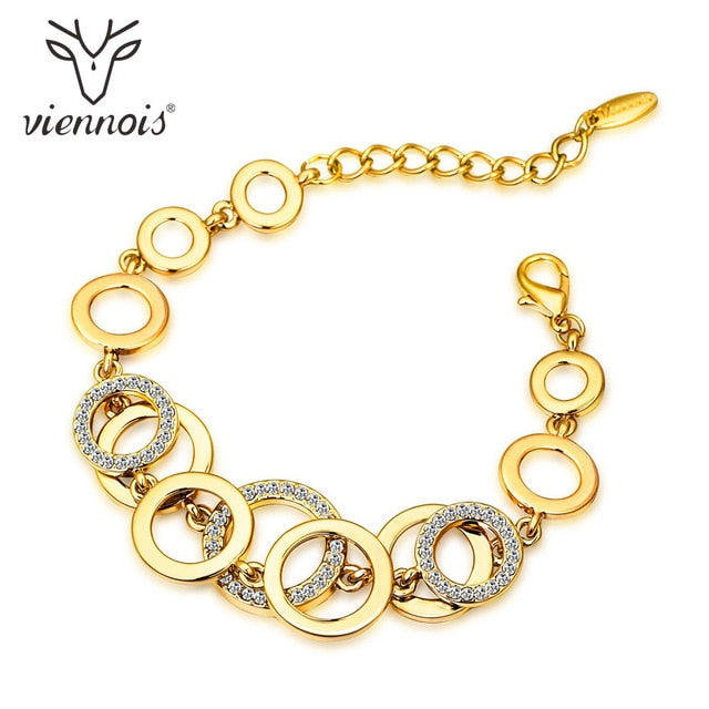 Gold Circles Bracelet