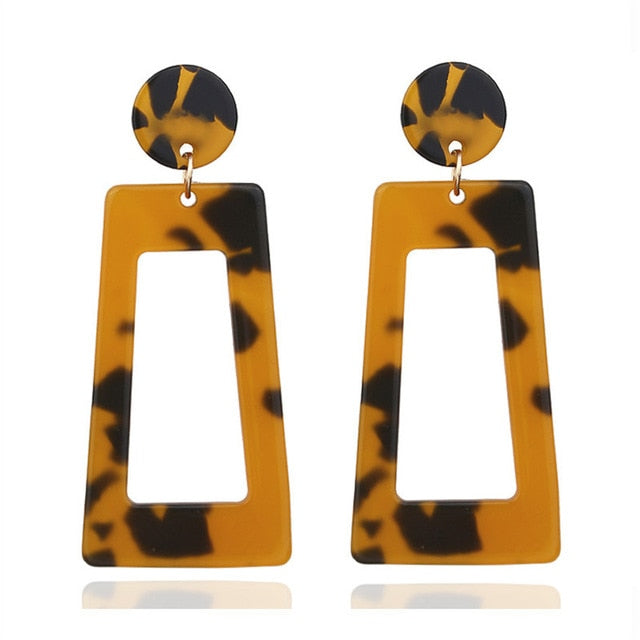 Acetate Plate Earring