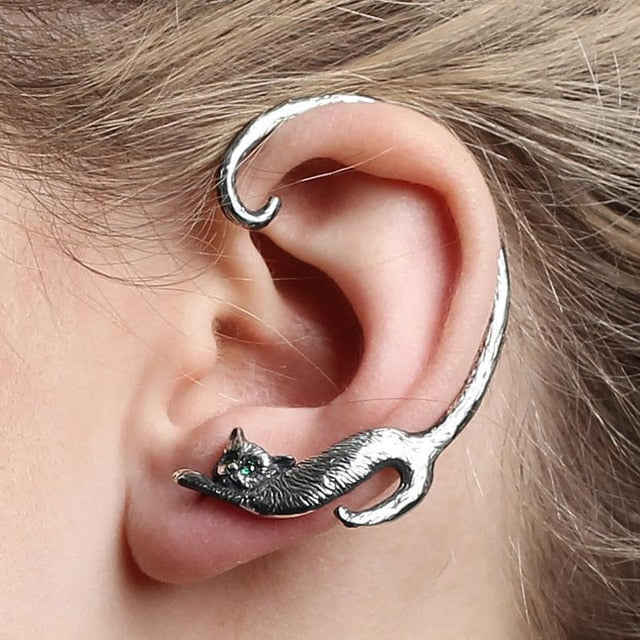 Cat Post Earring